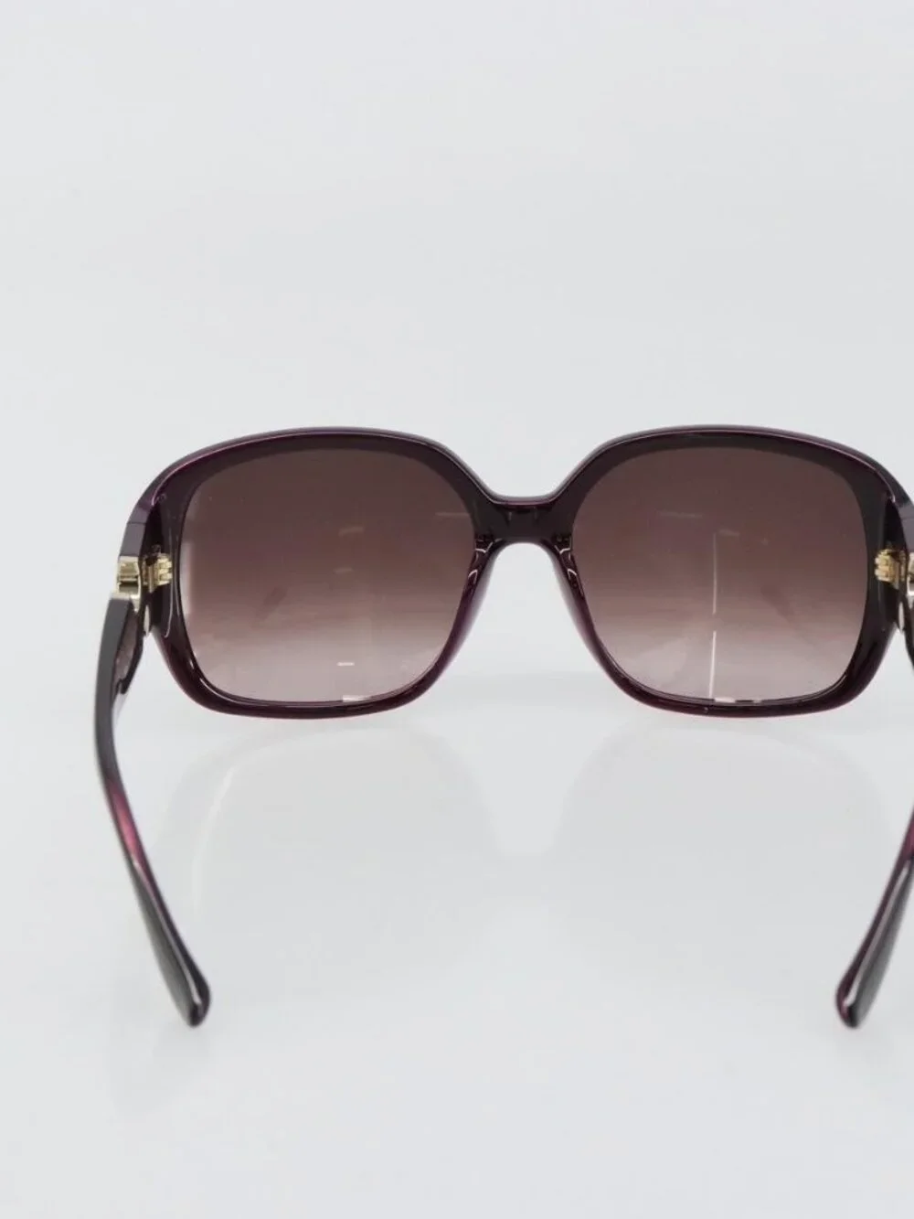 Salvatore Ferragamo Gancini Sunglasses plastic Purple Auth 180951M